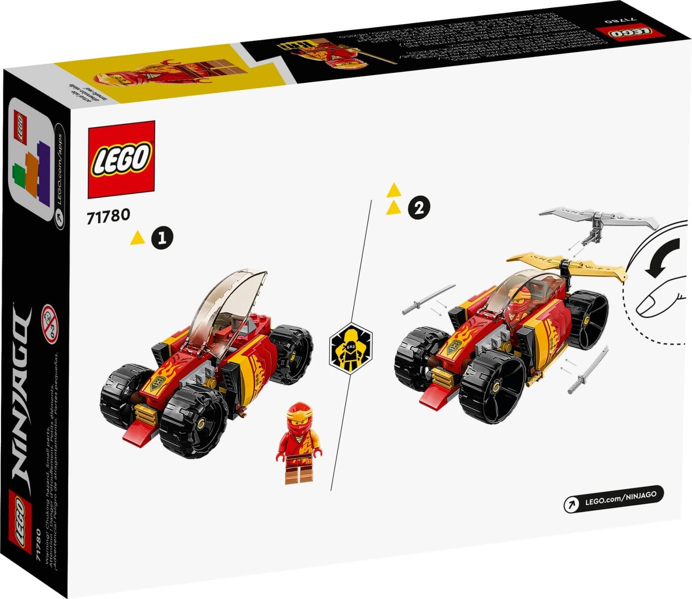 Coche de Carreras Ninja EVO de Kai ( Lego 71780 ) imagen d