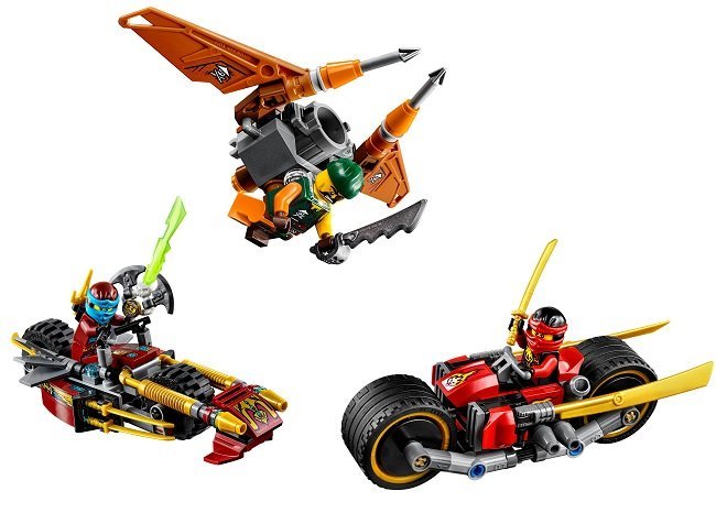 Persecución en la moto Ninja ( Lego 70600 ) imagen b