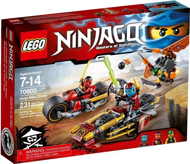 Persecución en la moto Ninja ( Lego 70600 ) imagen e