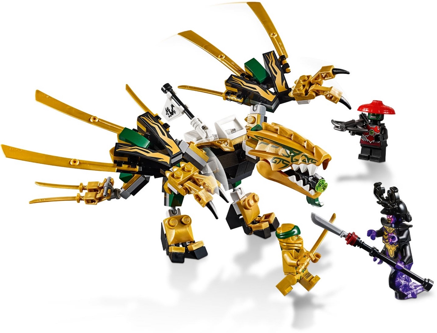 Dragon Dorado ( Lego 70666 ) imagen a