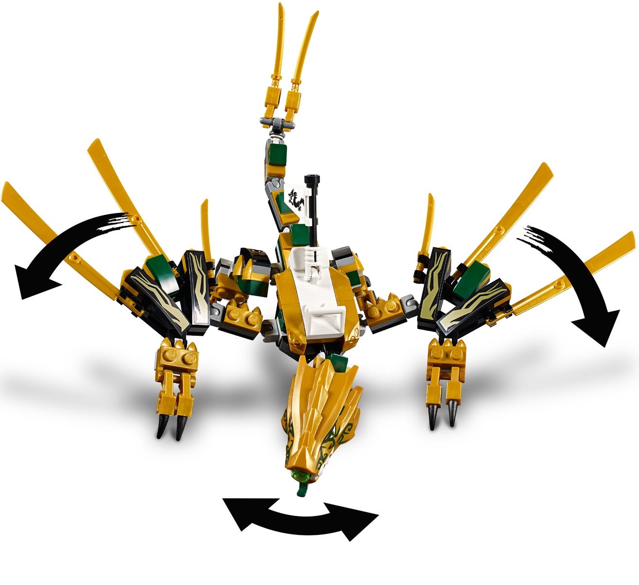 Dragon Dorado ( Lego 70666 ) imagen c