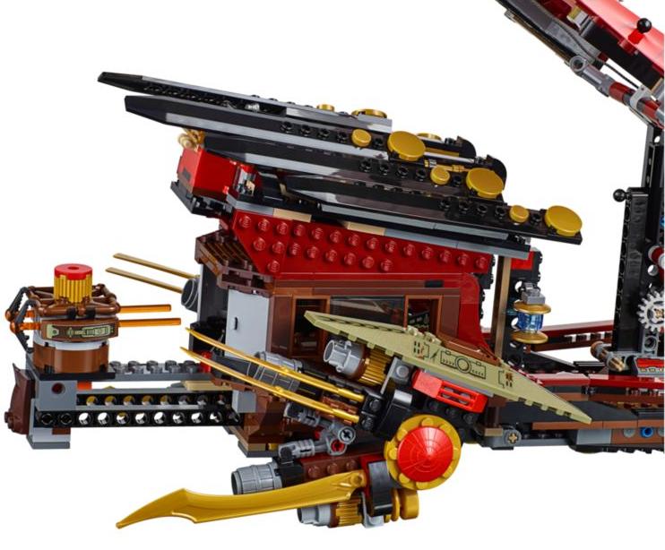 El Vuelo Final del Barco de Asalto Ninja ( Lego 70738 ) imagen d