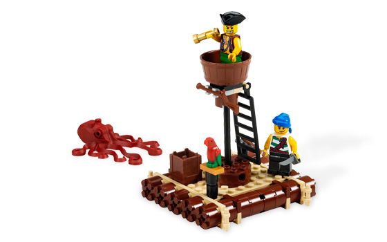 El Ataque del Pulpo Gigante ( Lego 6240 ) imagen a