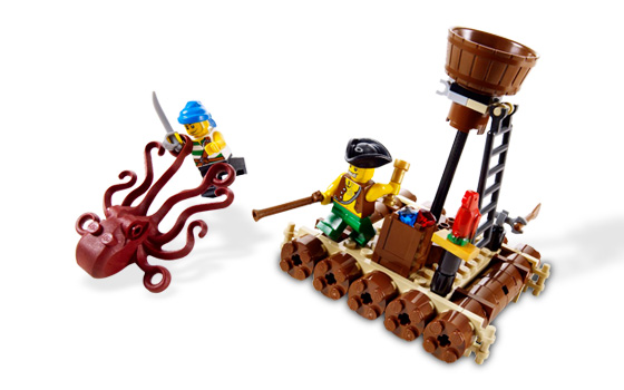 El Ataque del Pulpo Gigante ( Lego 6240 ) imagen d