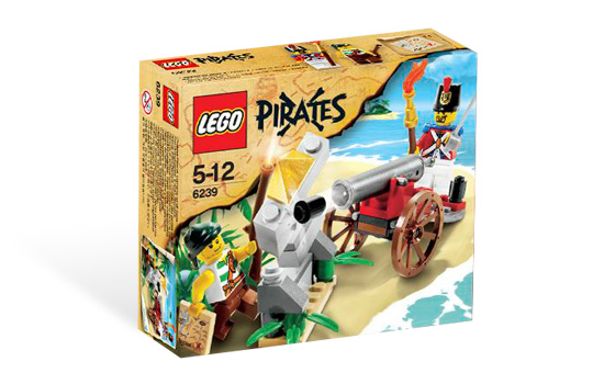 Batalla con Cañones ( Lego 6239 ) imagen e