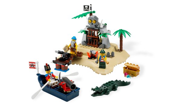La Isla del Tesoro ( Lego 6241 ) imagen a