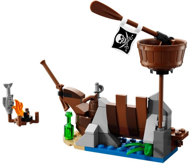 La Defensa del Naufragio ( Lego 70409 ) imagen b