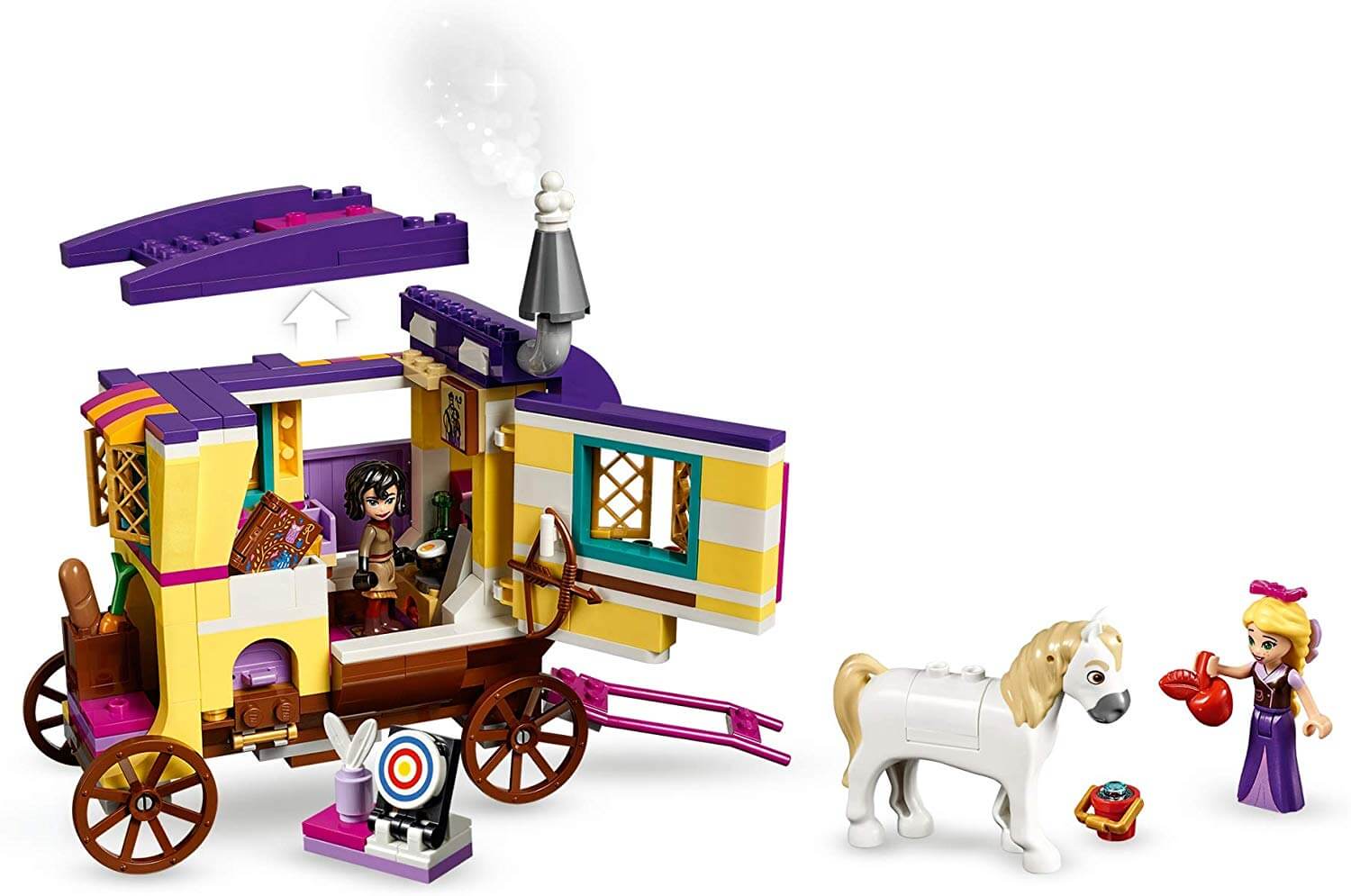 Caravana de viaje de Rapunzel ( Lego 41157 ) imagen b