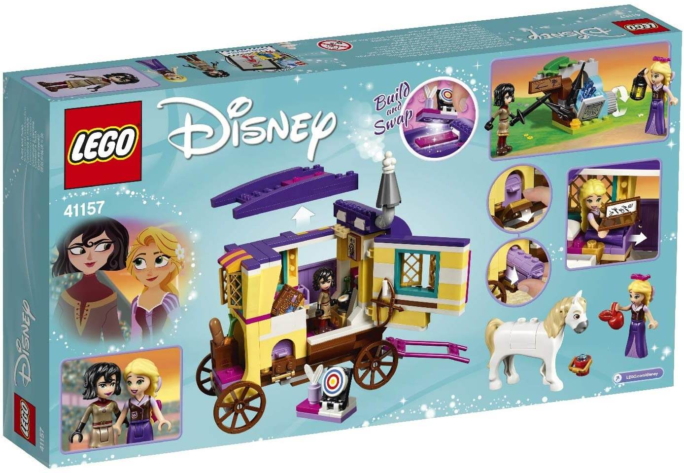 Caravana de viaje de Rapunzel ( Lego 41157 ) imagen c