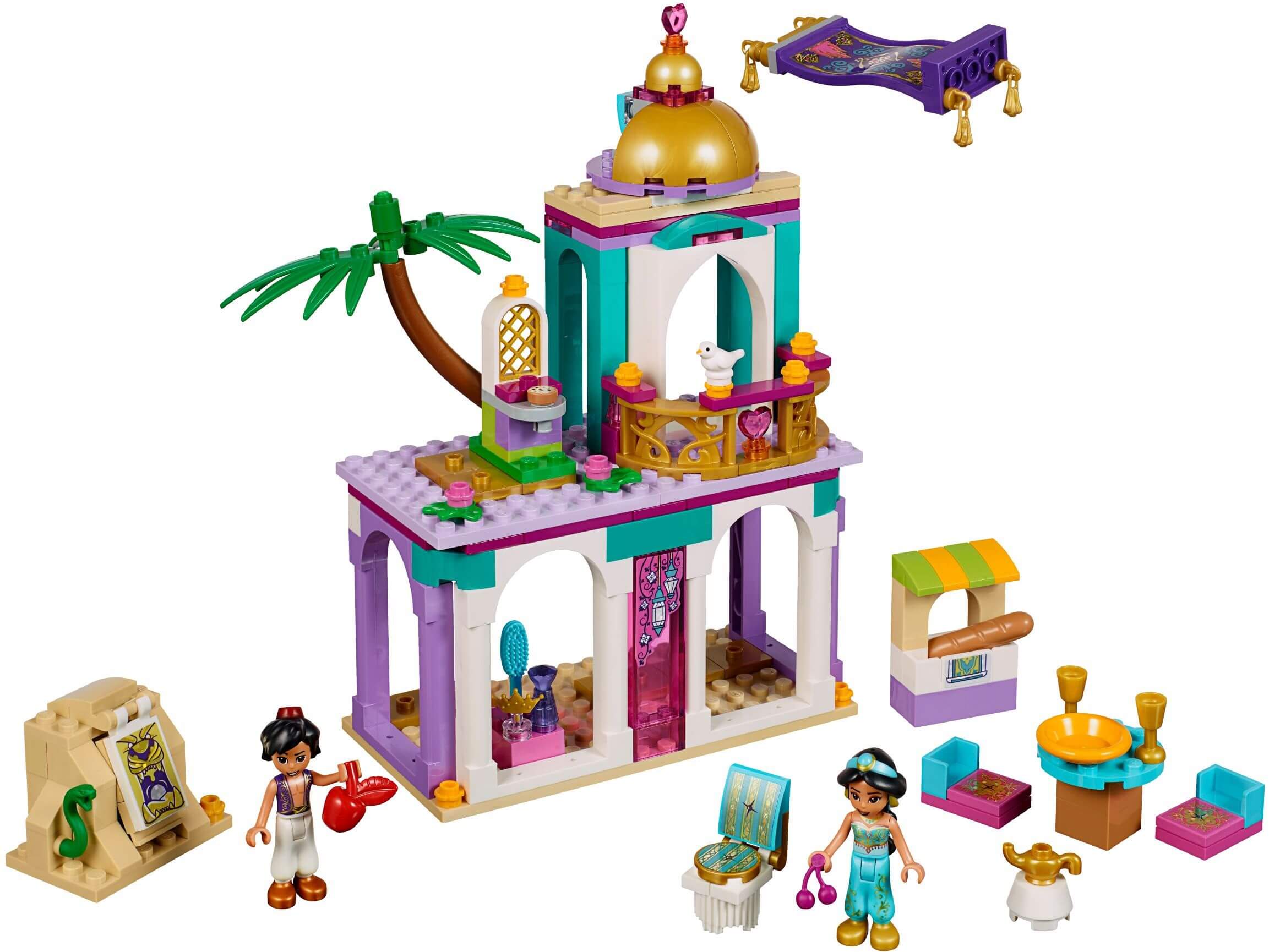 Aventuras en el palacio de Aladdin y Jasmine ( Lego 41161 ) imagen a