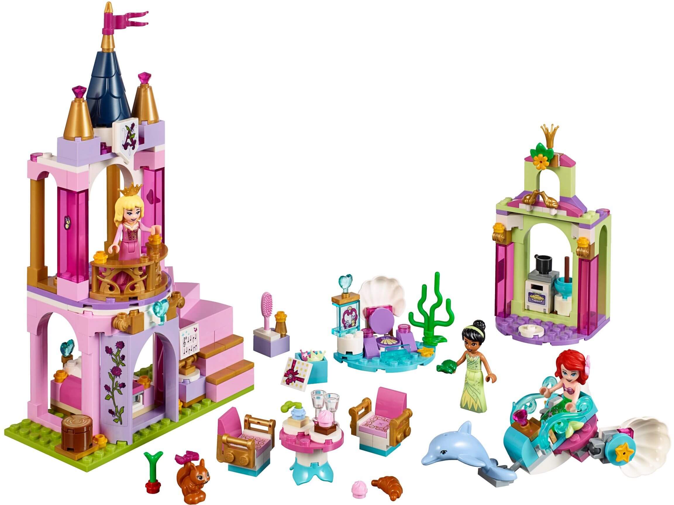 Celebracion Real de Ariel, Aurora y Tiana ( Lego 41162 ) imagen a