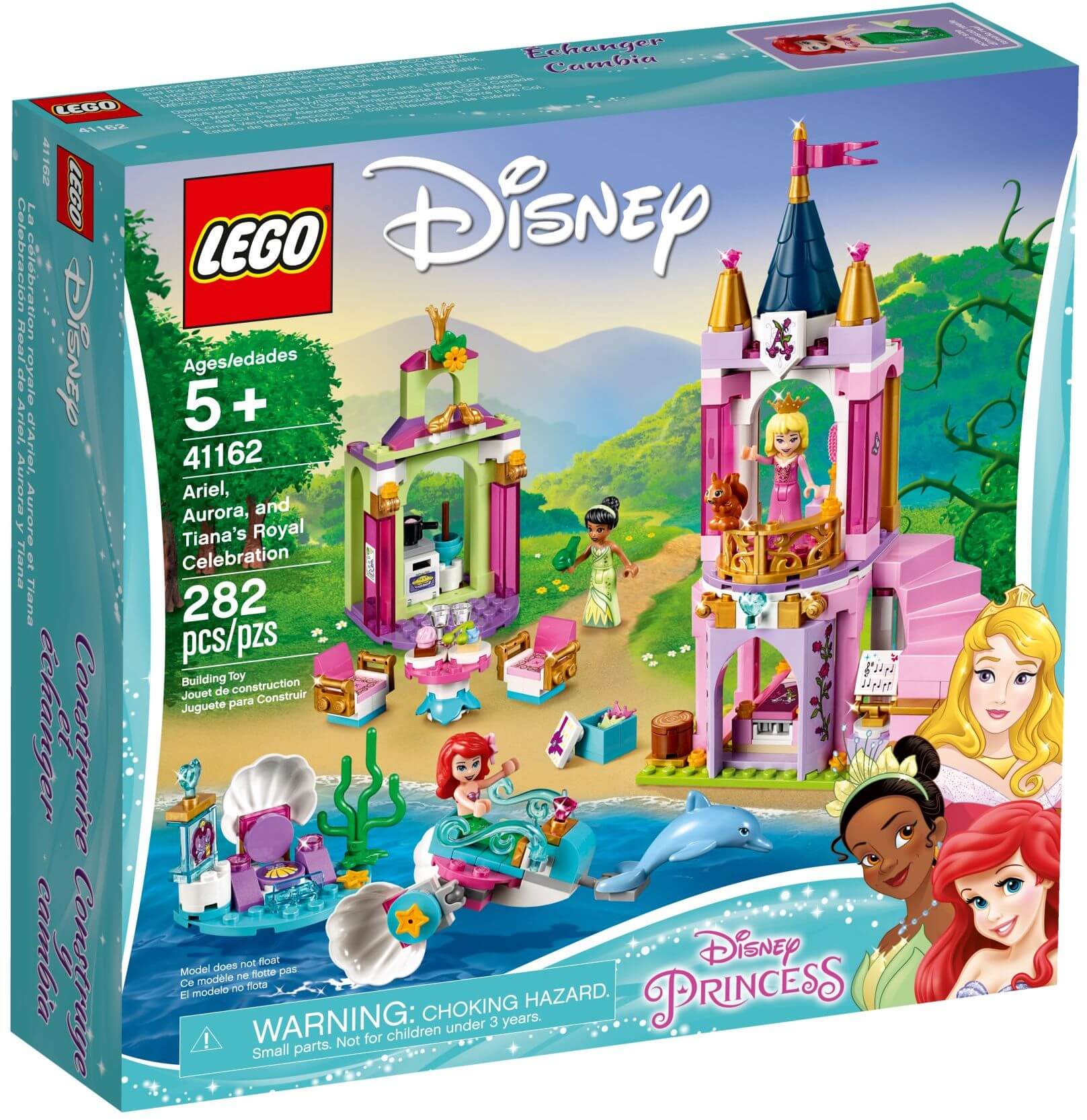 Celebracion Real de Ariel, Aurora y Tiana ( Lego 41162 ) imagen e
