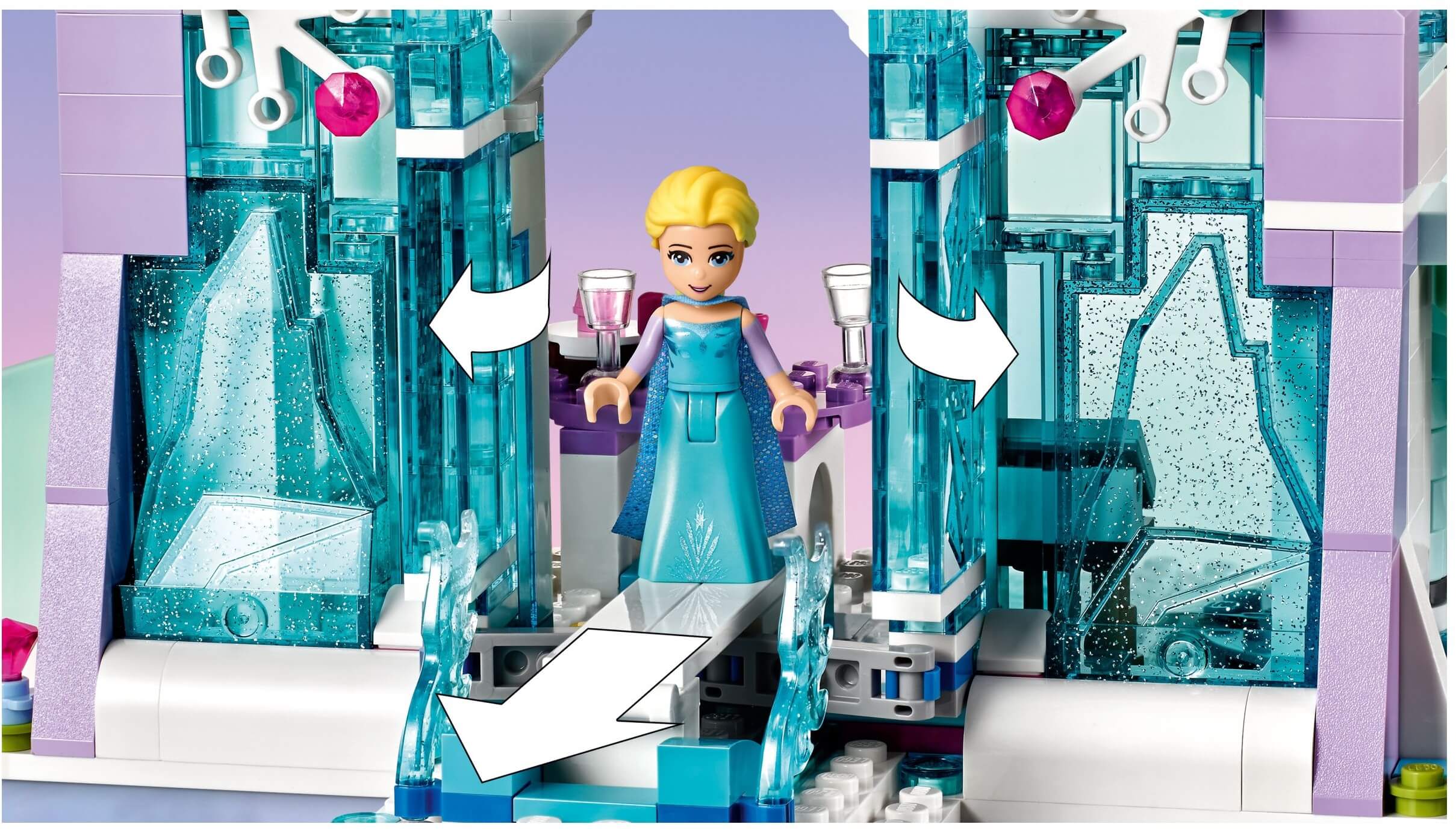 Palacio mágico de hielo de Elsa ( Lego 43172 ) imagen d