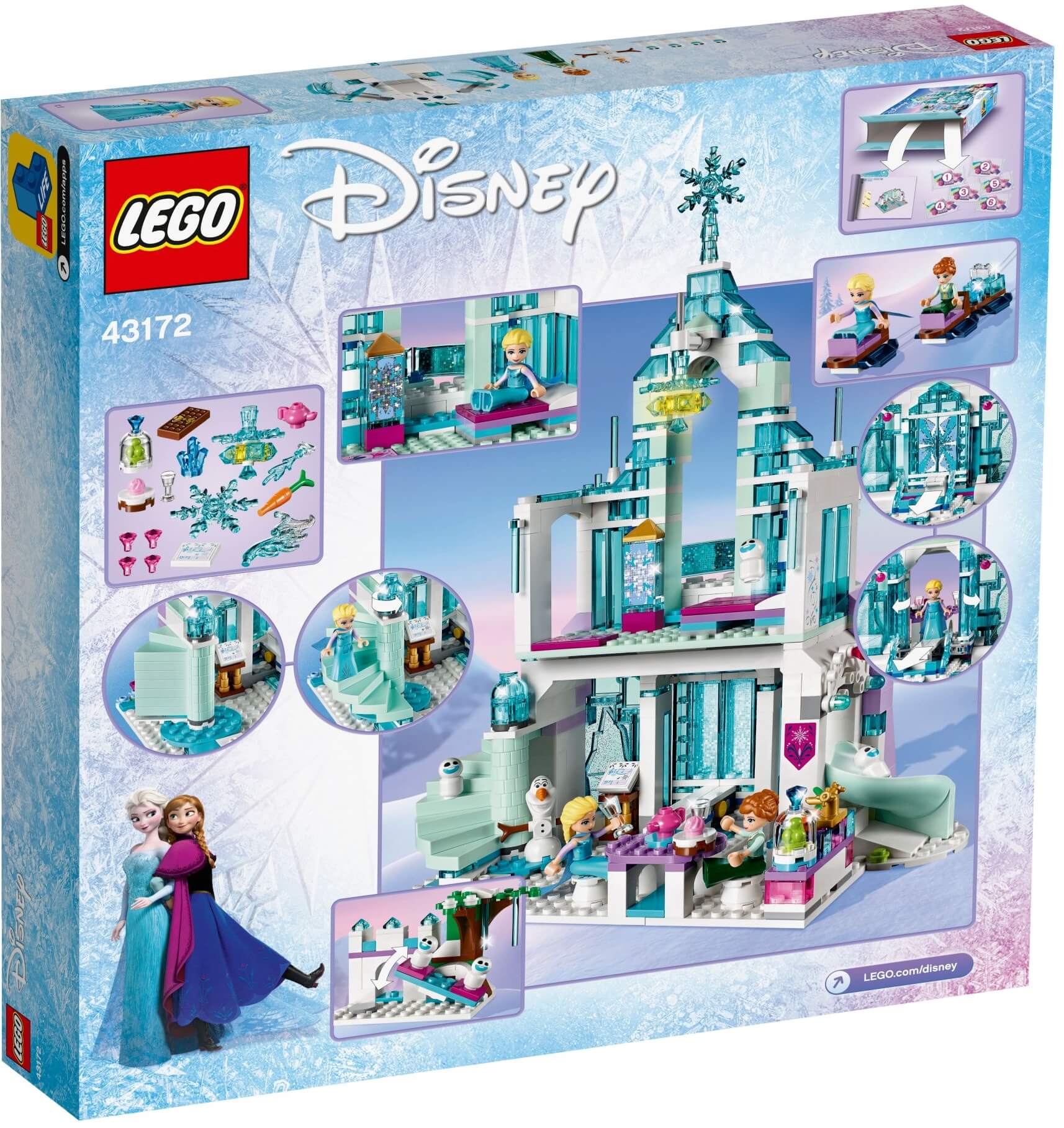 Palacio mágico de hielo de Elsa ( Lego 43172 ) imagen e