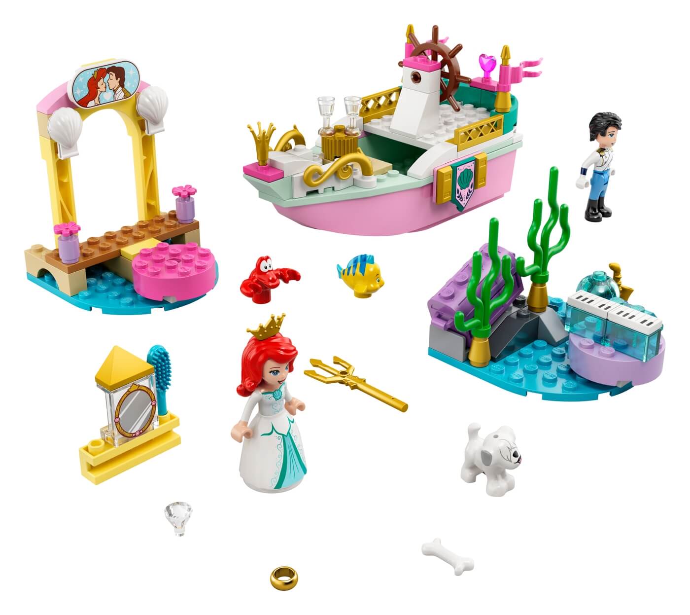 Barco de Ceremonias de Ariel ( Lego 43191 ) imagen a