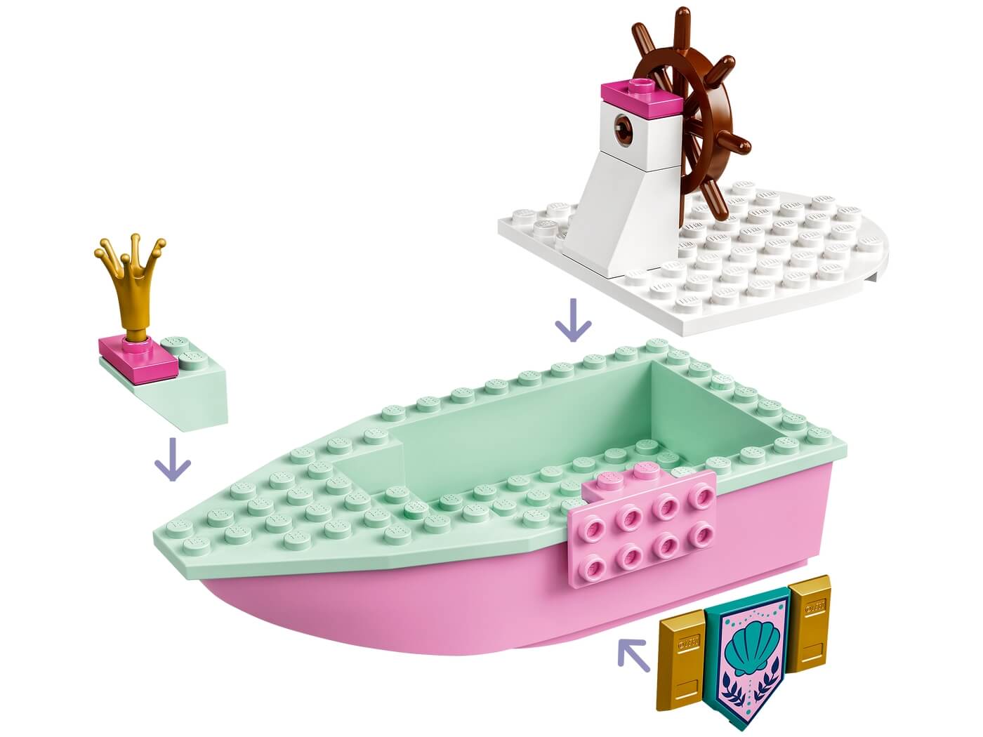 Barco de Ceremonias de Ariel ( Lego 43191 ) imagen e