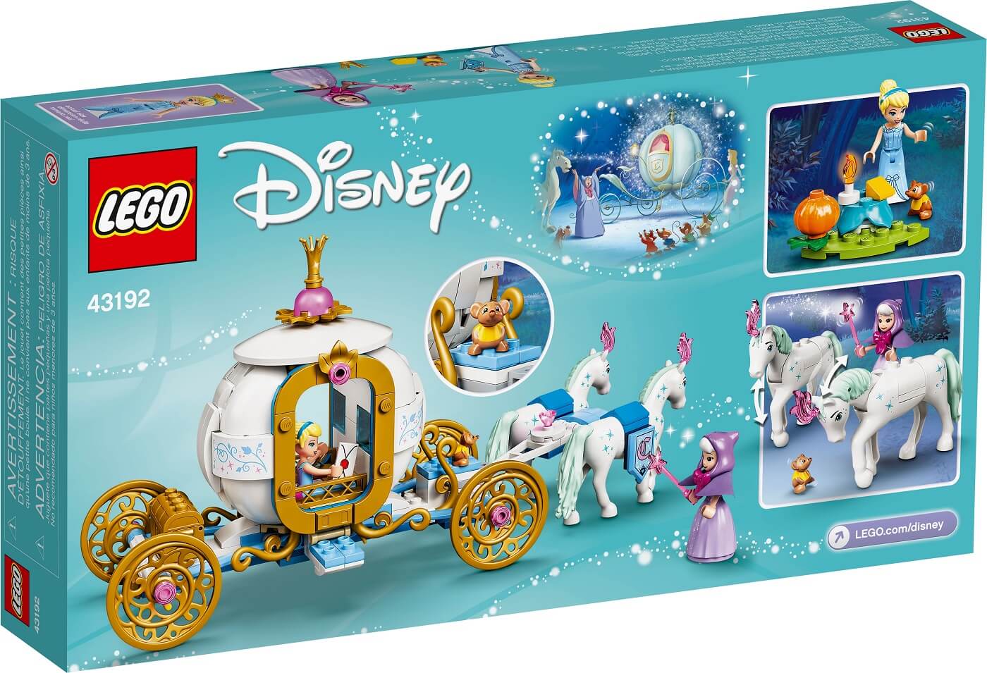Carruaje Real de Cenicienta ( Lego 43192 ) imagen g