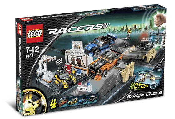 Tiny Turbos - Bridge Chase ( Lego 8135 ) imagen c