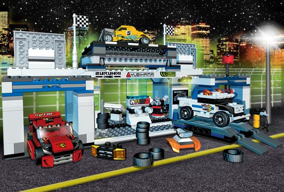 Tiny Turbos - Tuner Garage ( Lego 8681 ) imagen b