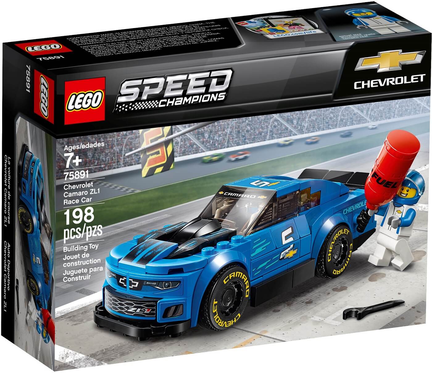 Deportivo Chevrolet Camaro ZL1 ( Lego 75891 ) imagen h