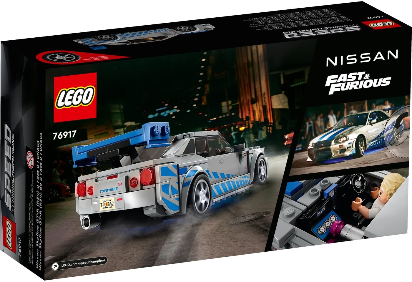 Nissan Skyline GT-R R34 Fast and Furious ( Lego 76917 ) imagen f
