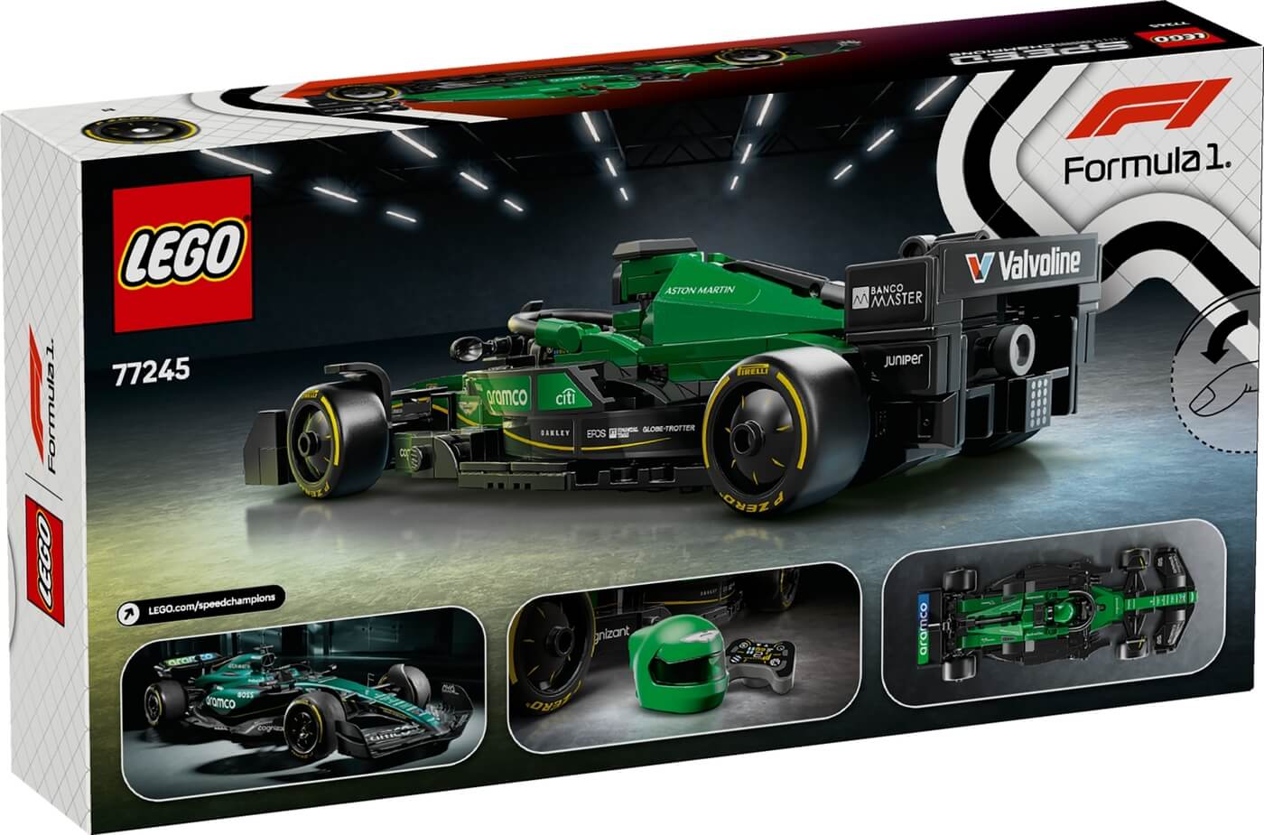 Formula 1 Aston Martin Aramco F1 AMR24 ( Lego 77245 ) imagen e