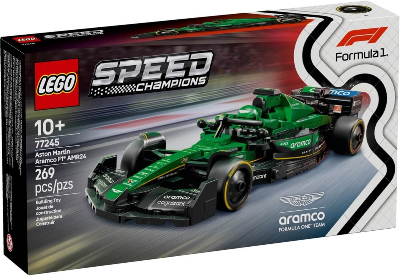 Formula 1 Aston Martin Aramco F1 AMR24 ( Lego 77245 ) imagen f
