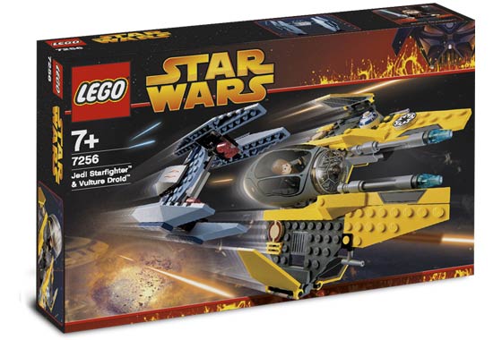 Jedi Starfighter y Vulture Droid ( Lego 7256 ) imagen d