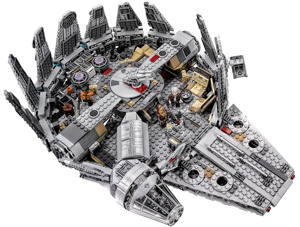 Millennium Falcon II ( Lego 75105 ) imagen b