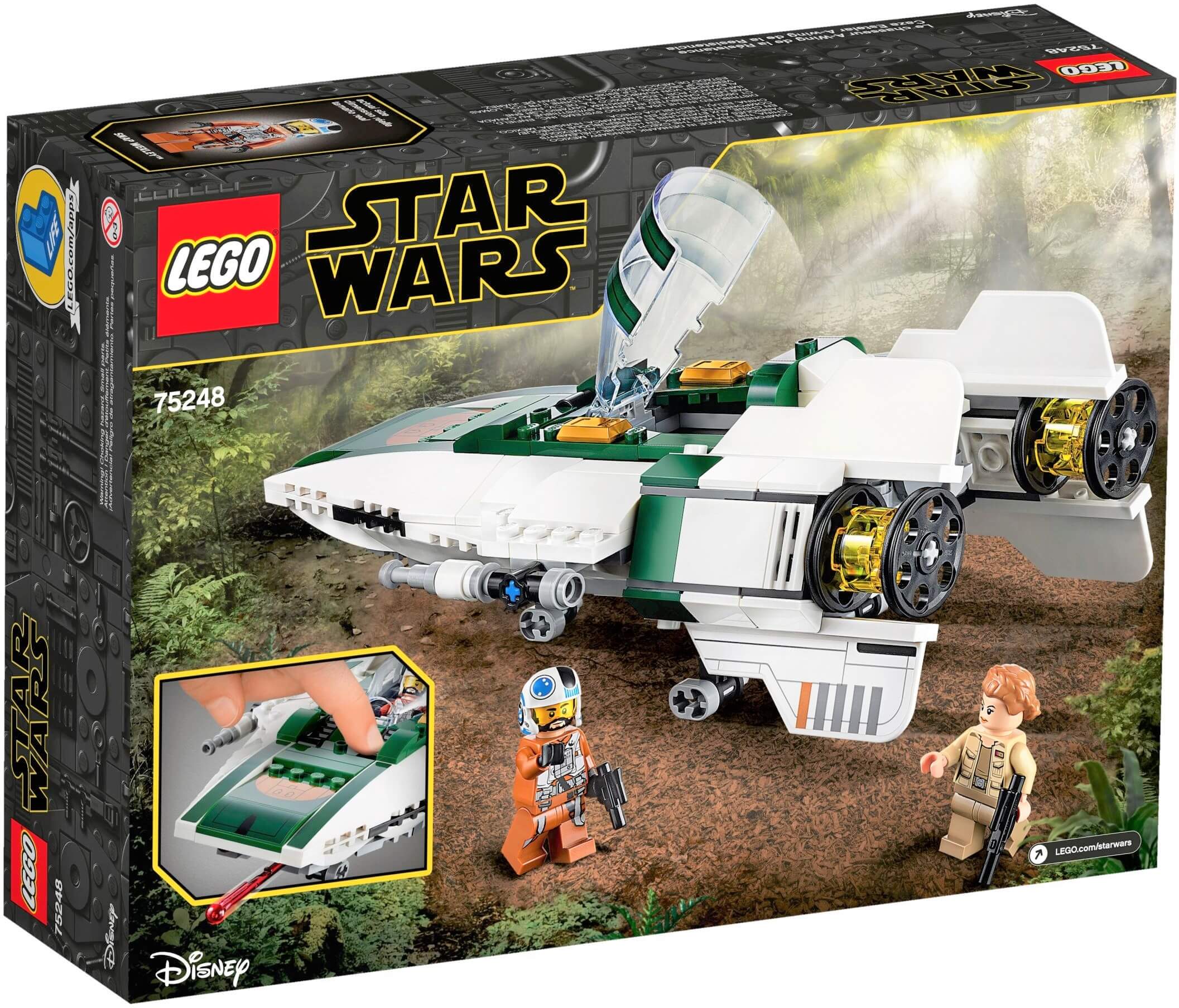 Caza Estelar Ala-A de la Resistencia ( Lego 75248 ) imagen d