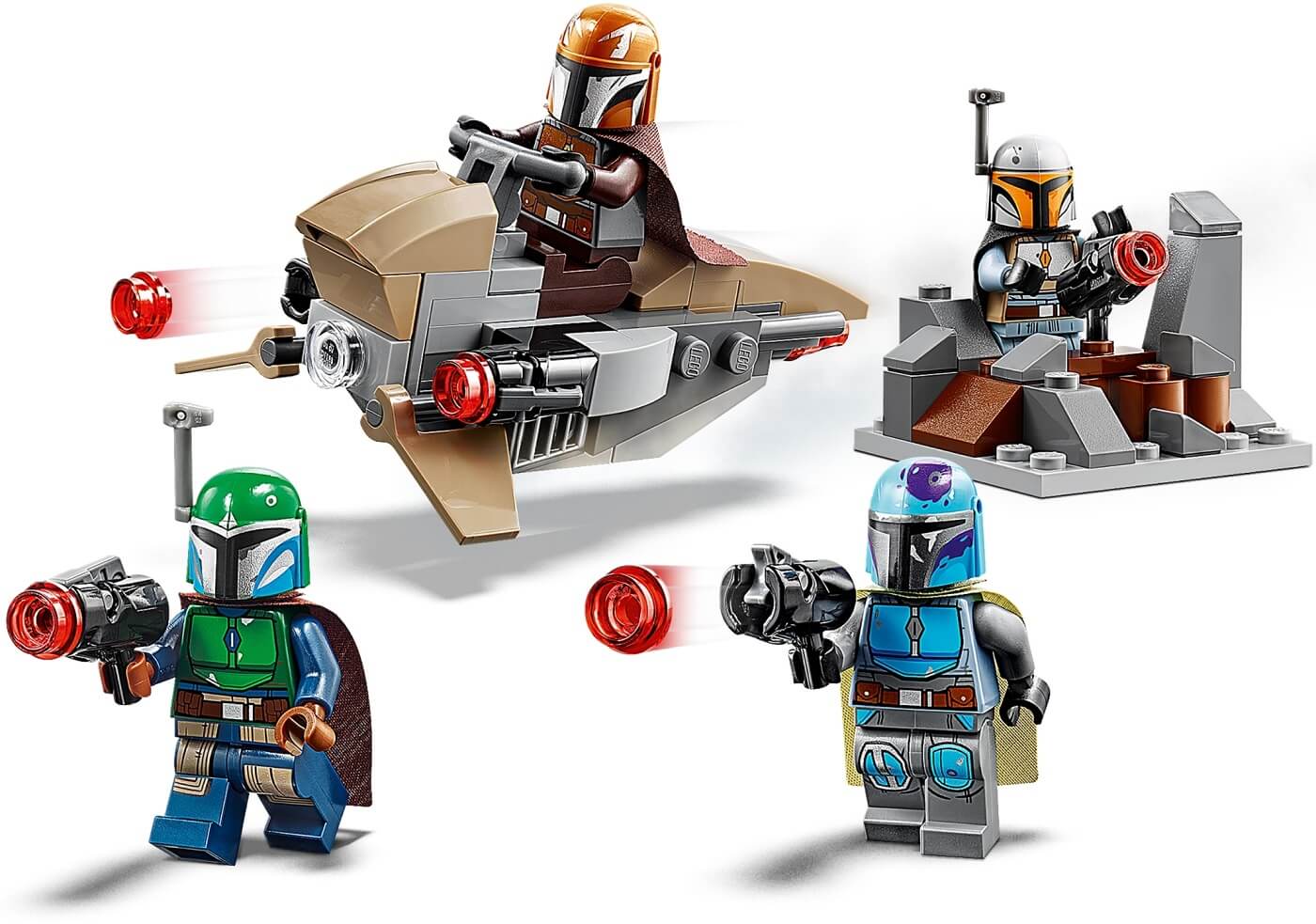 Pack de Combate Mandalorianos ( Lego 75267 ) imagen b