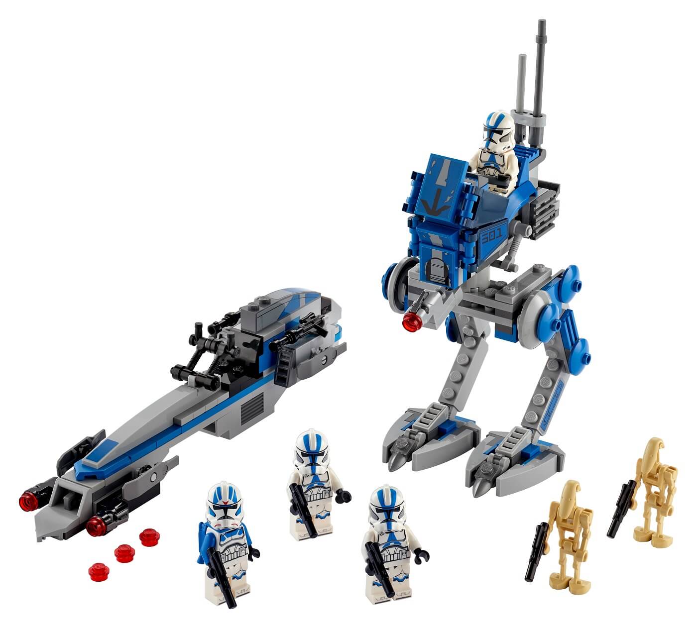 Soldados Clon de la Legion 501 ( Lego 75280 ) imagen a