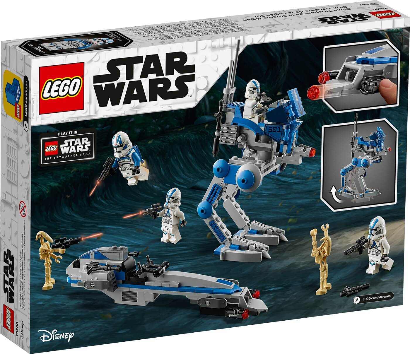 Soldados Clon de la Legion 501 ( Lego 75280 ) imagen f