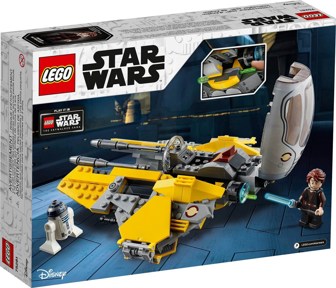 Interceptor Jedi de Anakin ( Lego 75281 ) imagen e