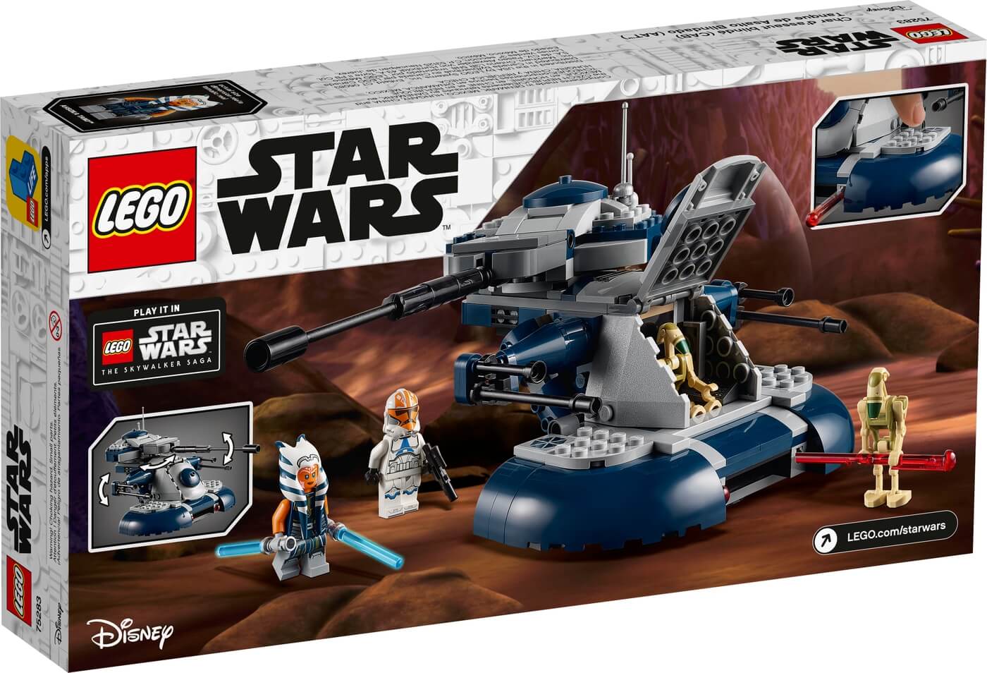 Tanque Blindado de Asalto AAT ( Lego 75283 ) imagen f