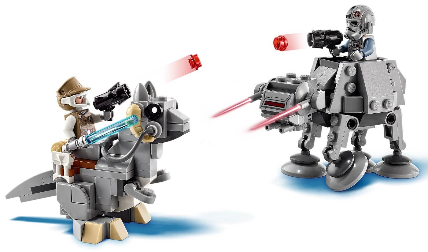 Microfighters AT-AT vs Tauntaun ( Lego 75298 ) imagen b