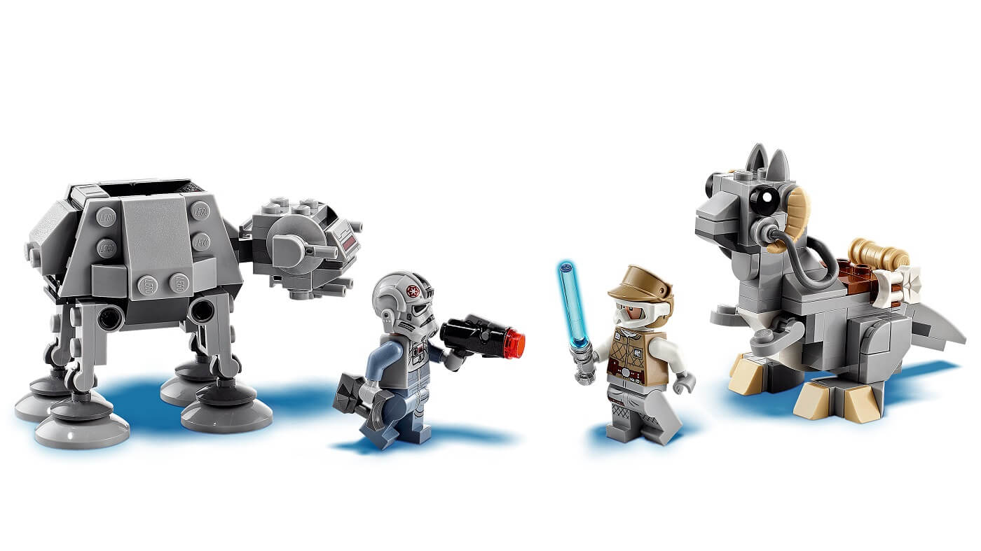 Microfighters AT-AT vs Tauntaun ( Lego 75298 ) imagen c