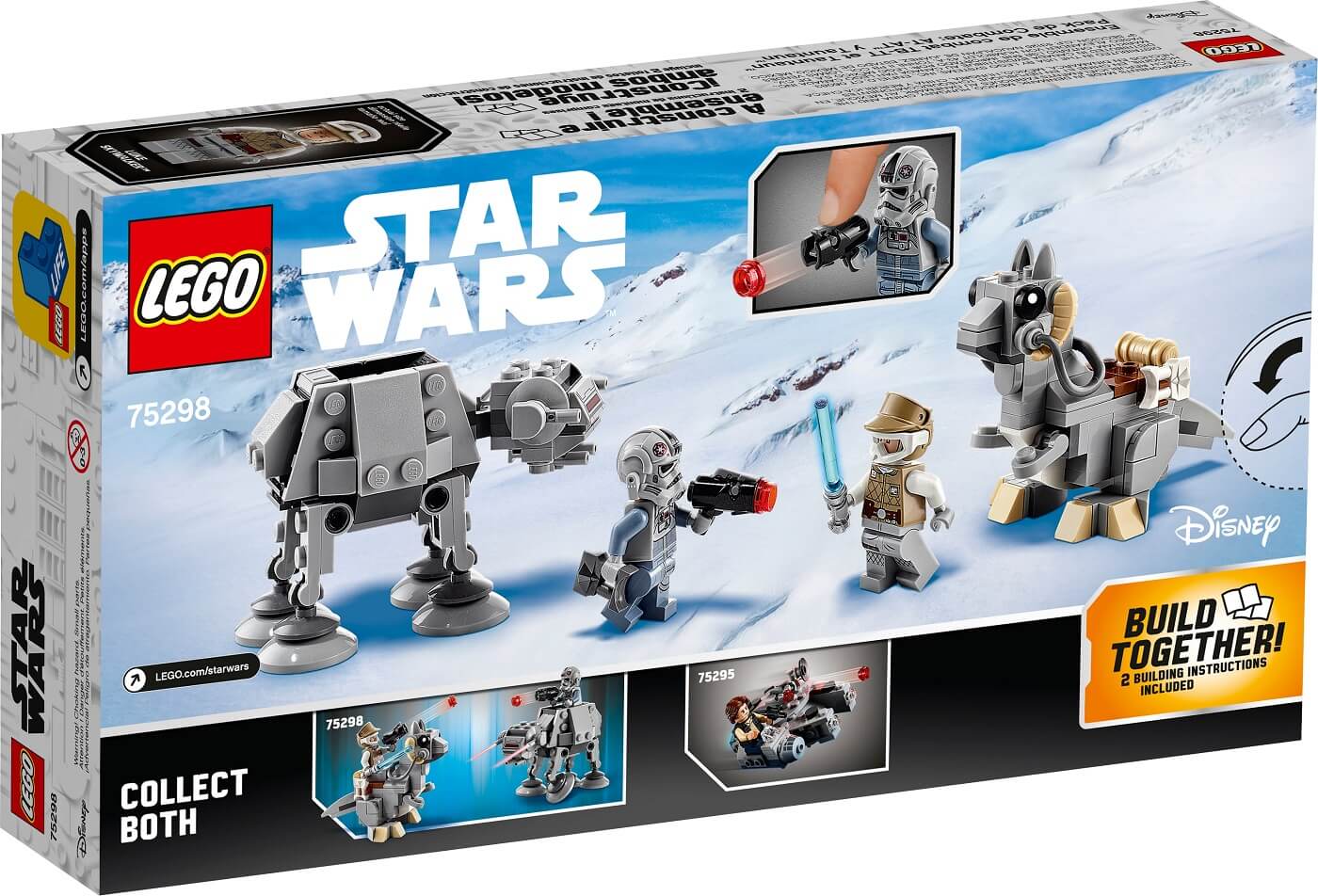 Microfighters AT-AT vs Tauntaun ( Lego 75298 ) imagen f