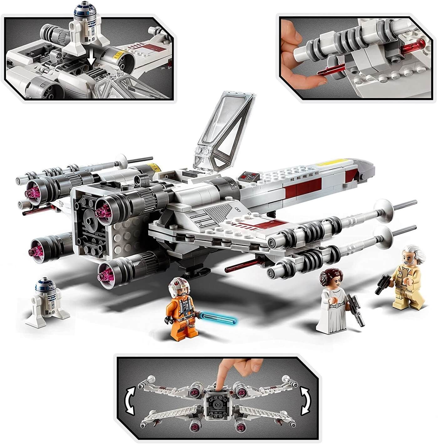 Caza Ala-X de Luke Skywalker ( Lego 75301 ) imagen c