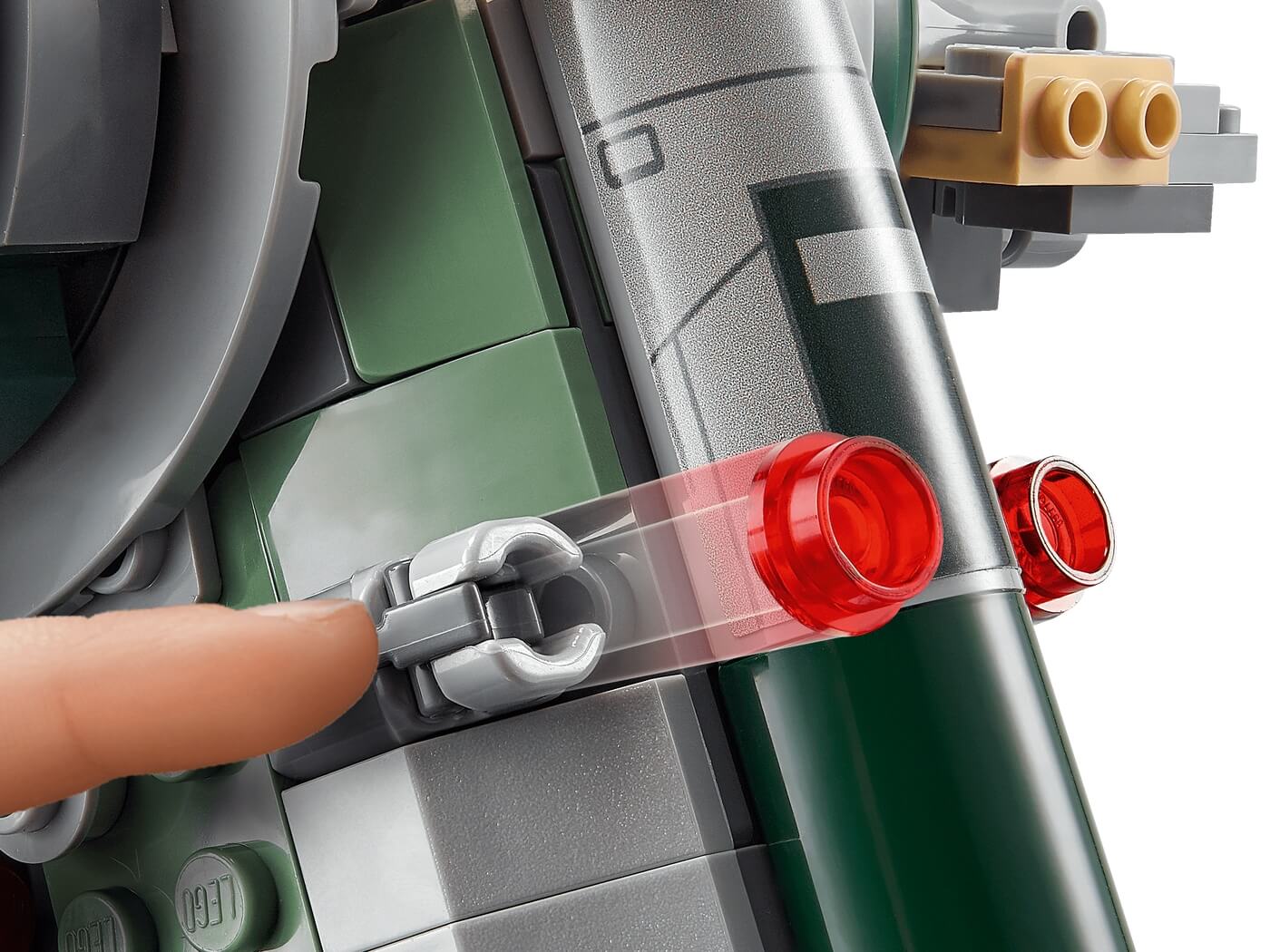 Nave Estelar de Boba Fett ( Lego 75312 ) imagen g