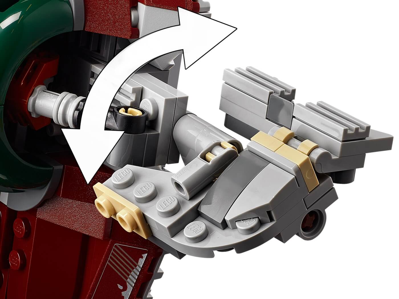 Nave Estelar de Boba Fett ( Lego 75312 ) imagen i