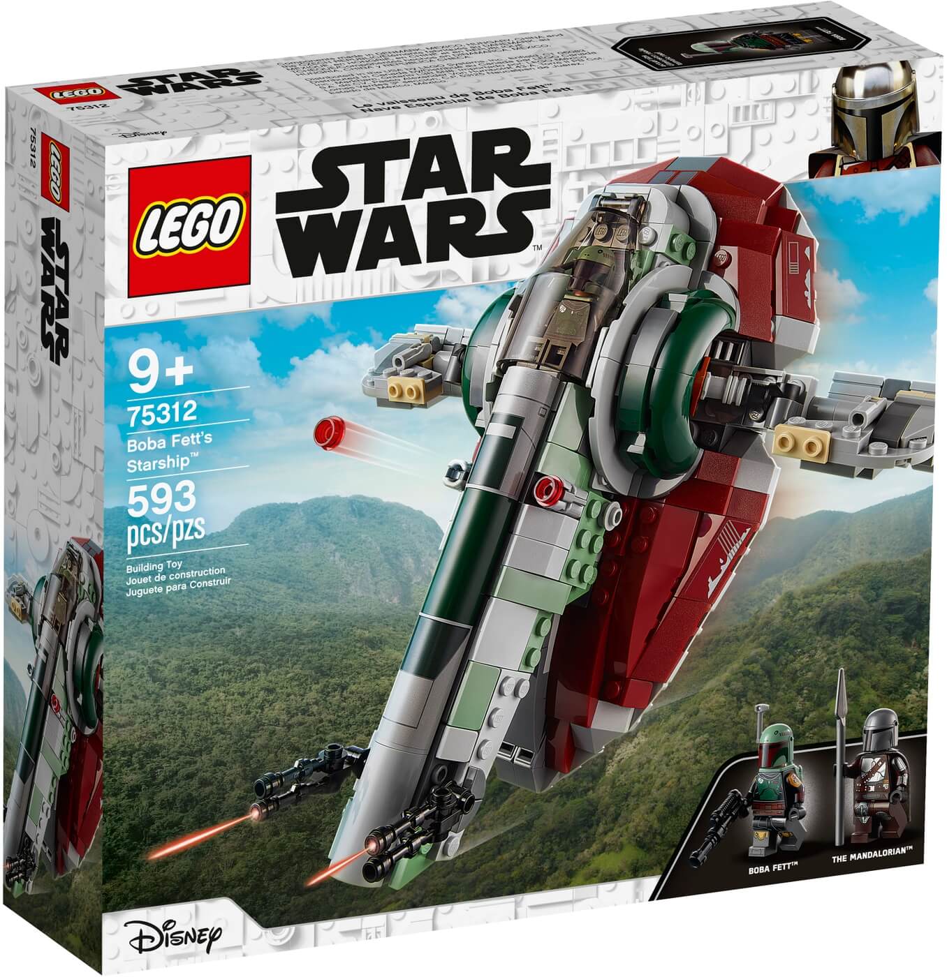 Nave Estelar de Boba Fett ( Lego 75312 ) imagen k