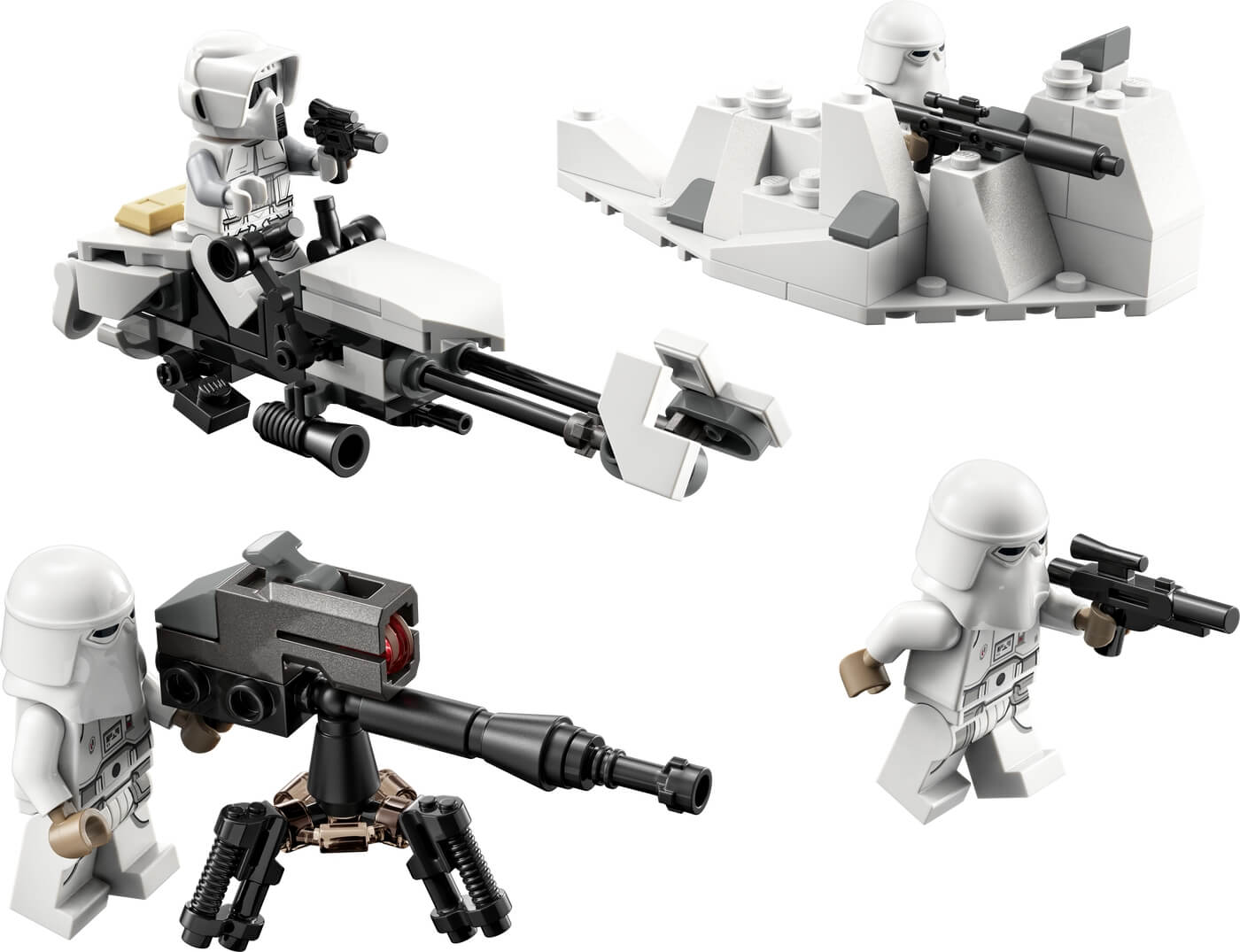 Pack de Combate: Soldados de las Nieves ( Lego 75320 ) imagen a