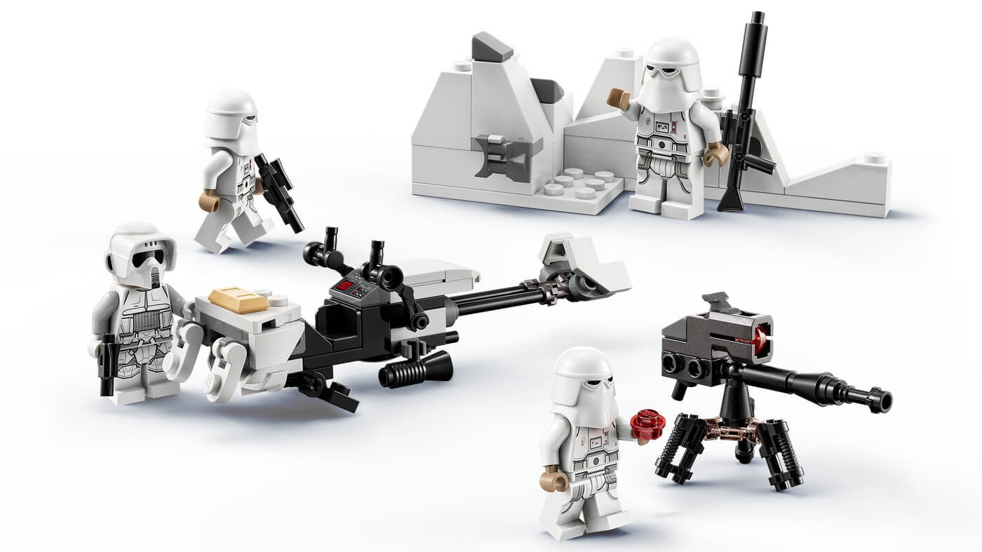 Pack de Combate: Soldados de las Nieves ( Lego 75320 ) imagen b