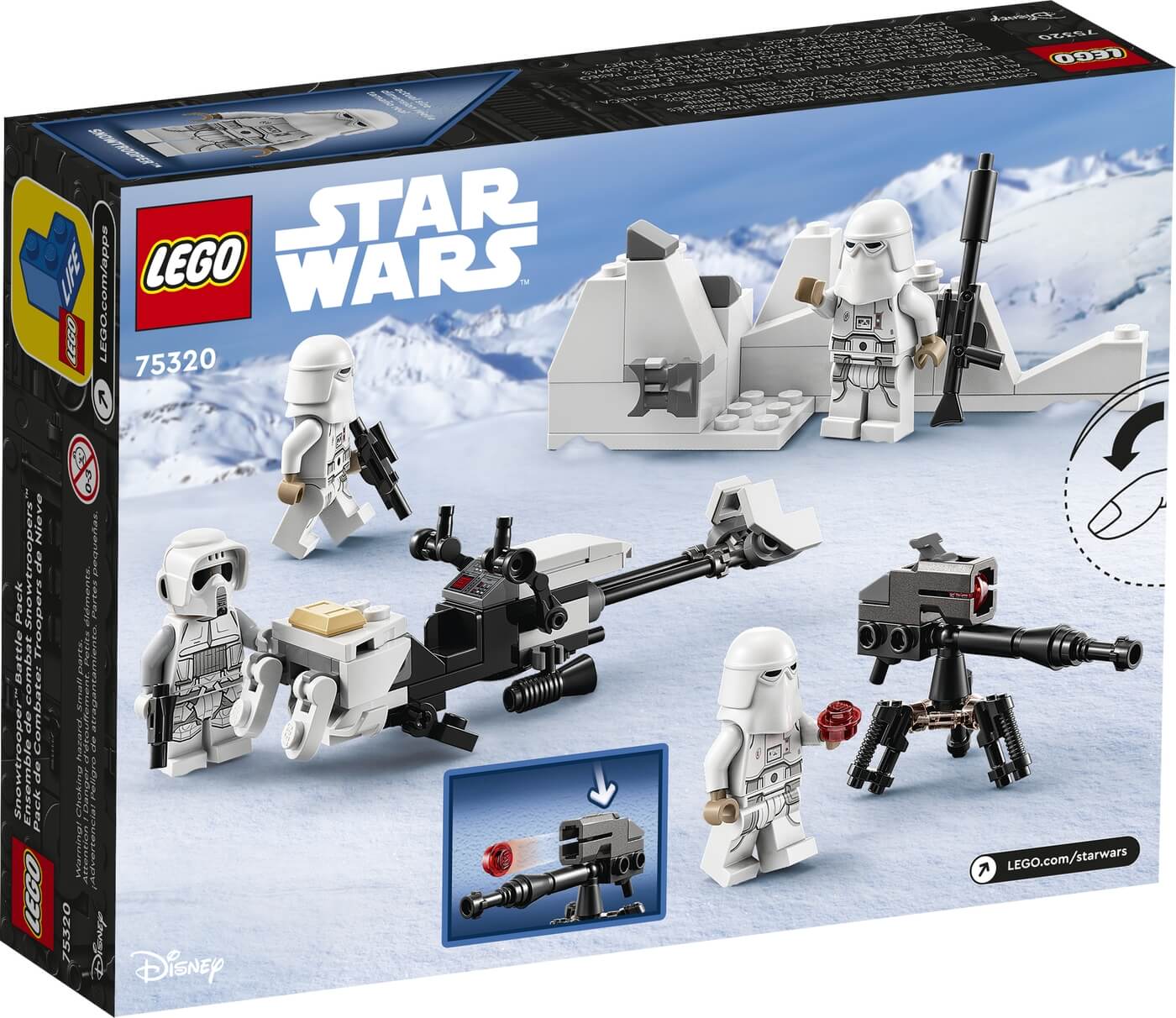 Pack de Combate: Soldados de las Nieves ( Lego 75320 ) imagen e