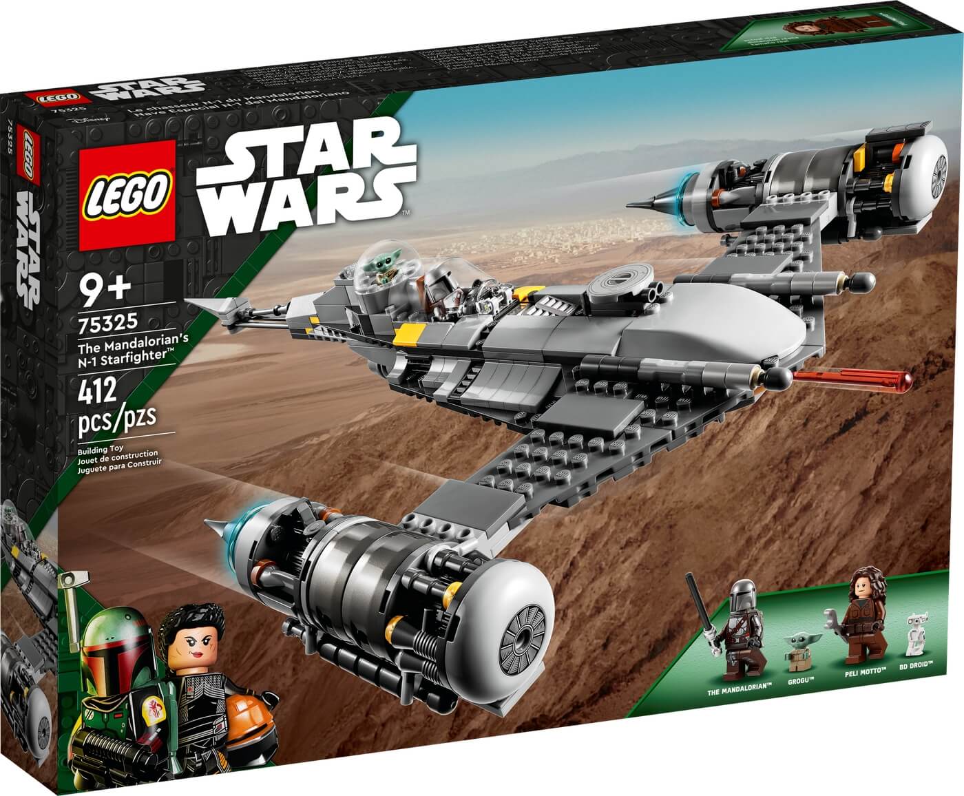 Caza Estelar N-1 de The Mandalorian ( Lego 75325 ) imagen d