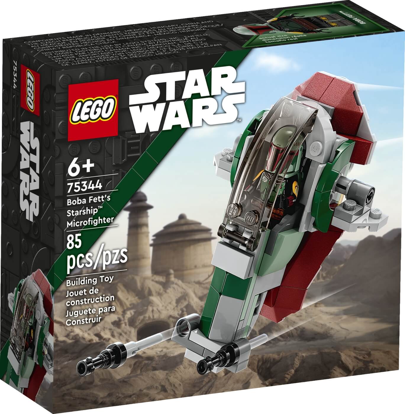 Nave Estelar de Boba Fett Microfighter ( Lego 75344 ) imagen e