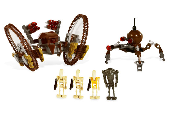Hailfire Droid and Spider Droid(TM) ( Lego 7670 ) imagen a