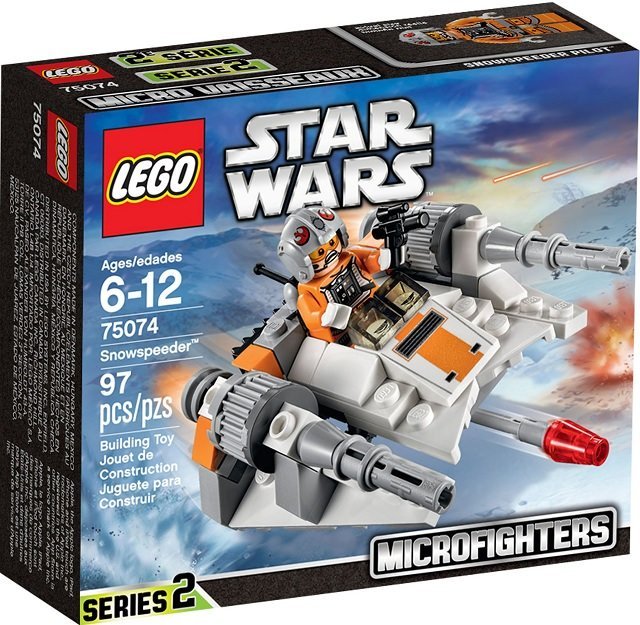 Snowspeeder Microfighters ( Lego 75074 ) imagen e