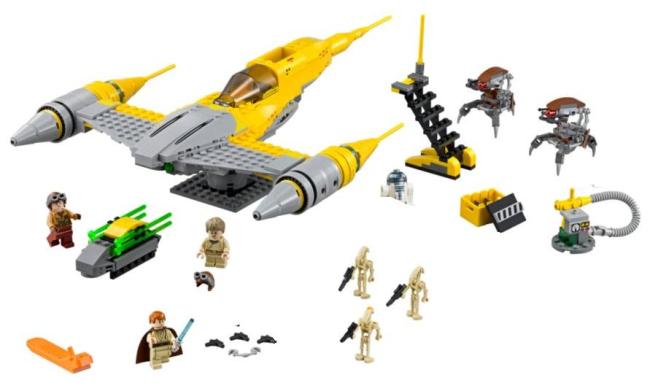 New Naboo Starfighter ( Lego 75092 ) imagen a